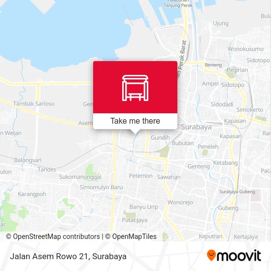 Jalan Asem Rowo 21 map