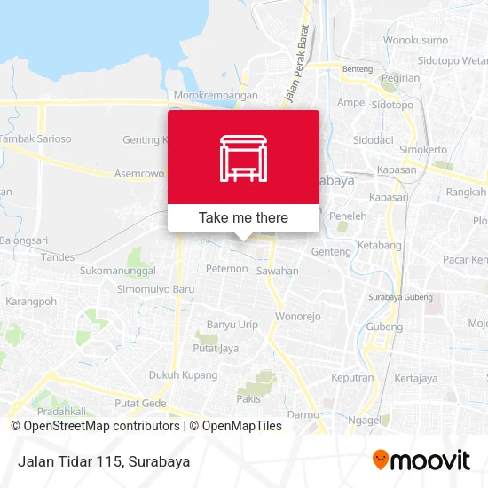 Jalan Tidar 115 map
