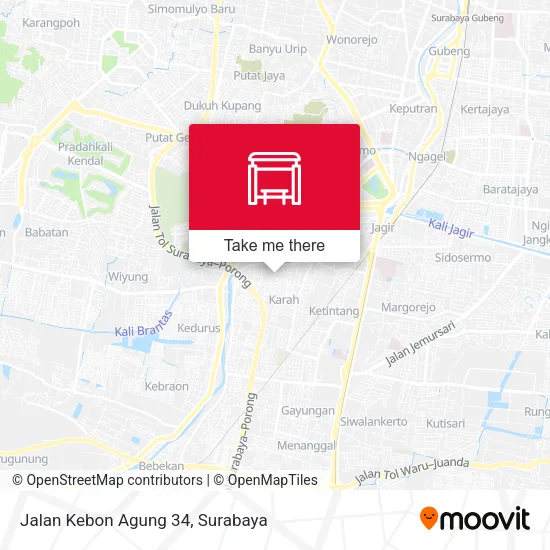 Jalan Kebon Agung 34 map
