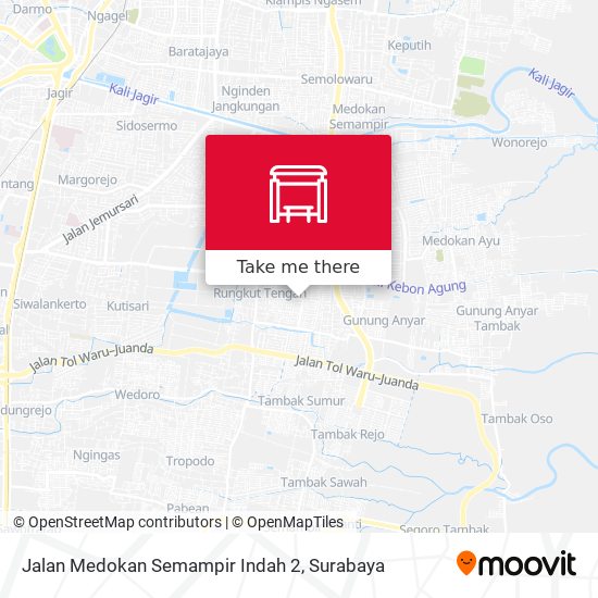 Jalan Medokan Semampir Indah 2 map