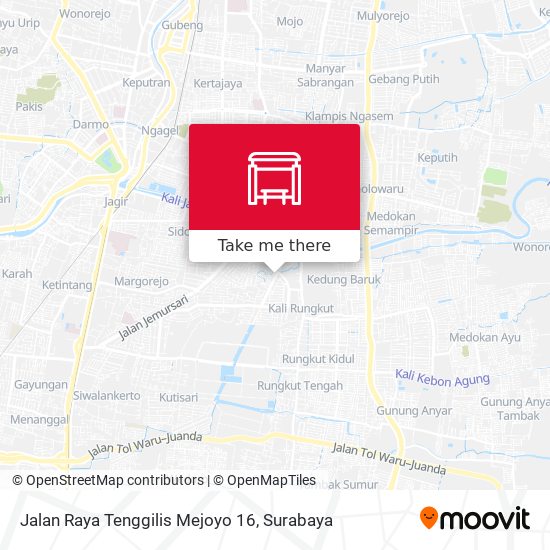 Jalan Raya Tenggilis Mejoyo 16 map
