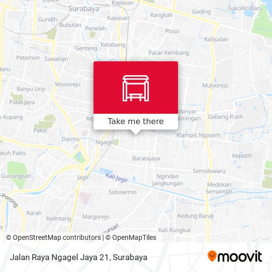 Jalan Raya Ngagel Jaya 21 map