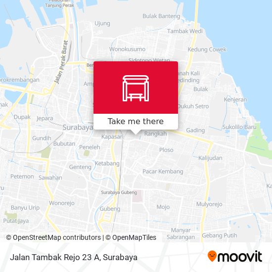 Jalan Tambak Rejo 23 A map