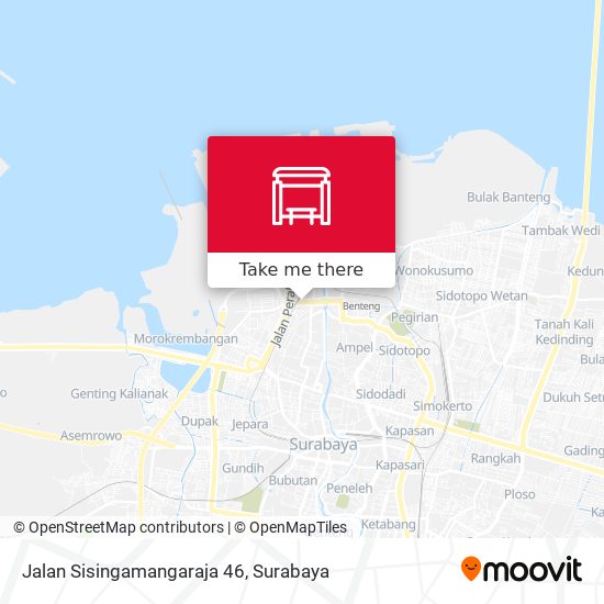 Jalan Sisingamangaraja 46 map