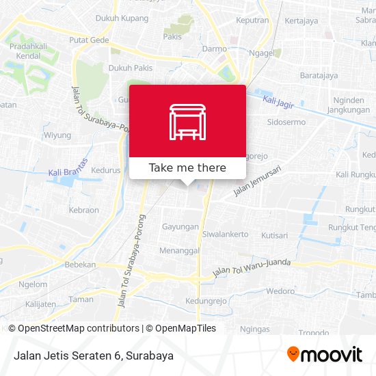 Jalan Jetis Seraten 6 map