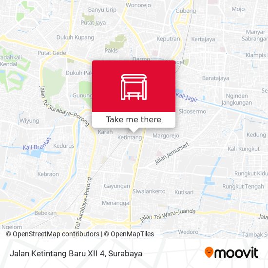 Jalan Ketintang Baru XII 4 map
