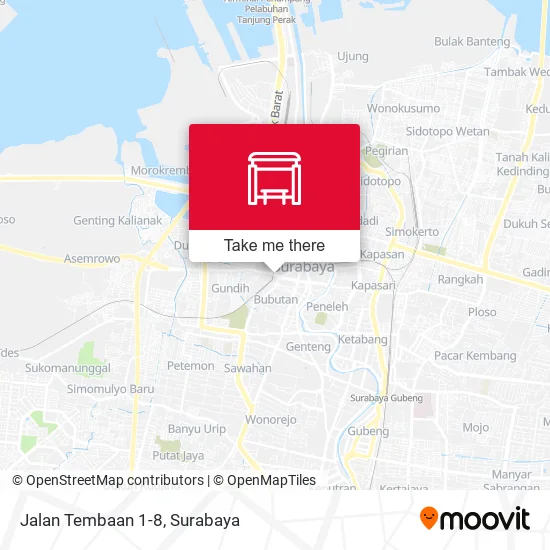Jalan Tembaan 1-8 map