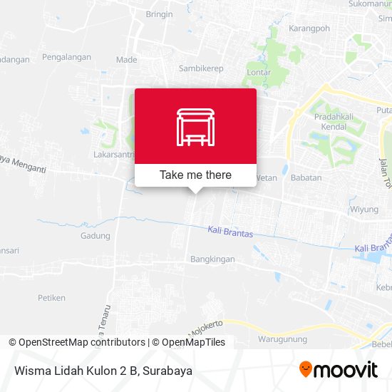 Wisma Lidah Kulon 2 B map