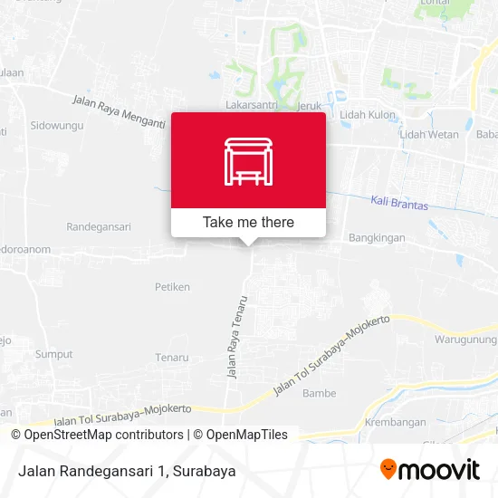 Jalan Randegansari 1 map