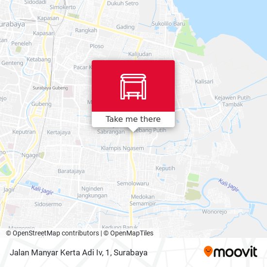 Jalan Manyar Kerta Adi Iv, 1 map