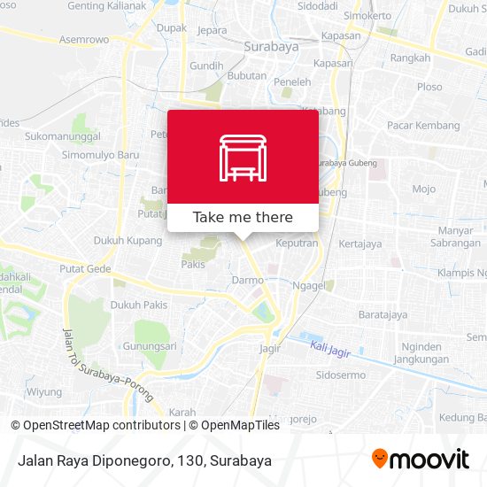 Jalan Raya Diponegoro, 130 map