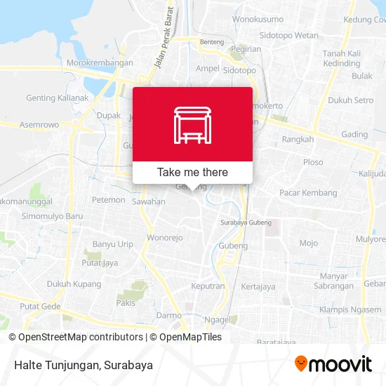 Halte Tunjungan map