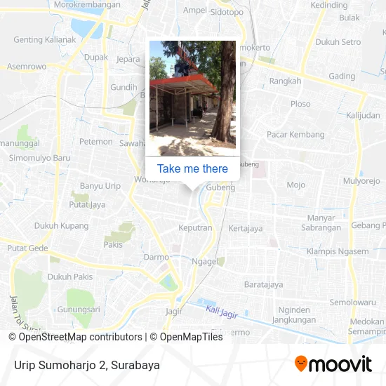 Urip Sumoharjo 2 map