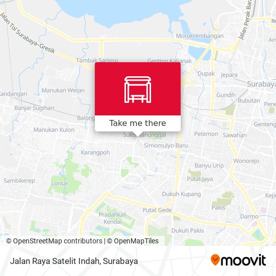 Jalan Raya Satelit Indah map