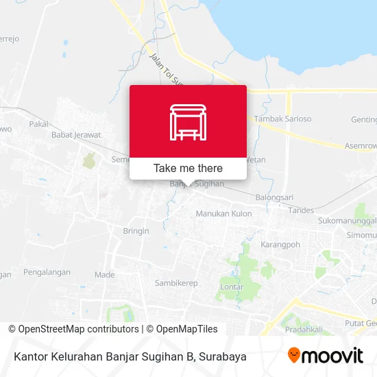 Kantor Kelurahan Banjar Sugihan B map