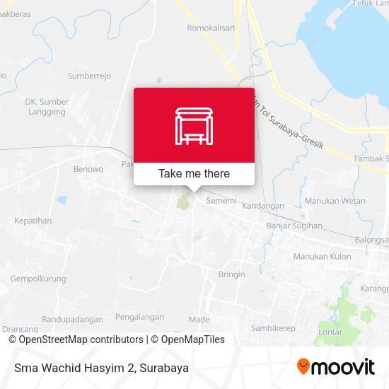 Sma Wachid Hasyim 2 map