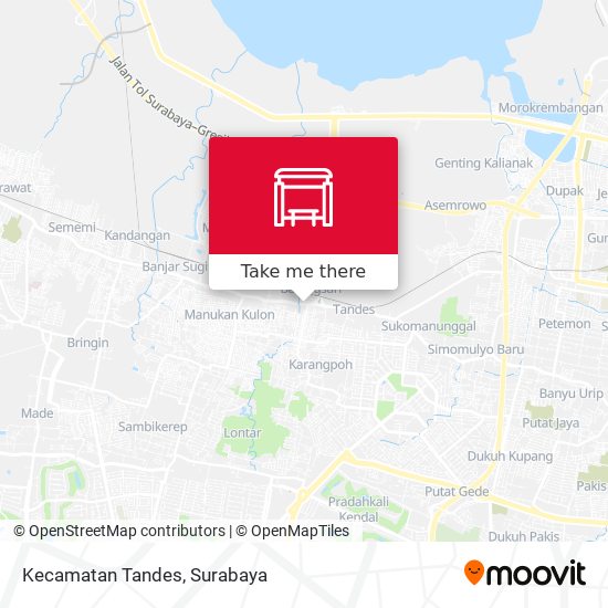 Kecamatan Tandes map