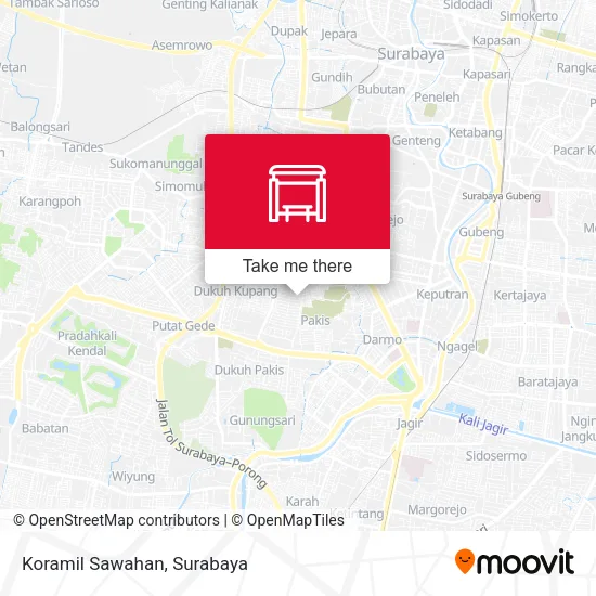 Koramil Sawahan map