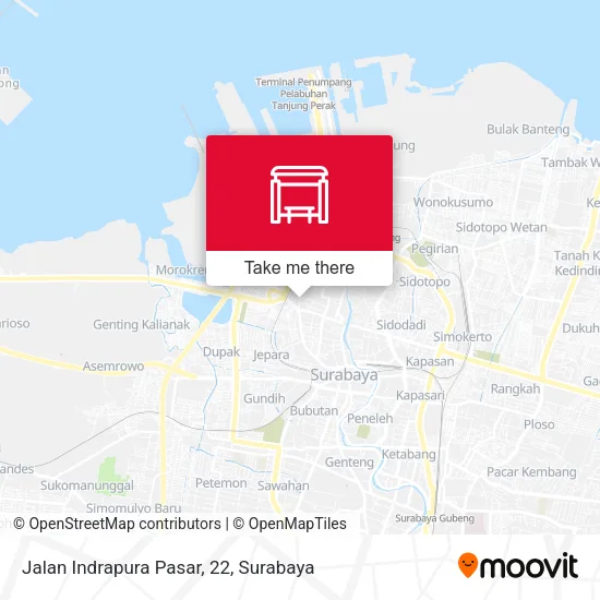 Jalan Indrapura Pasar, 22 map