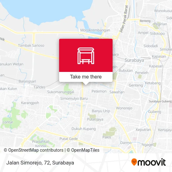 Jalan Simorejo, 72 map