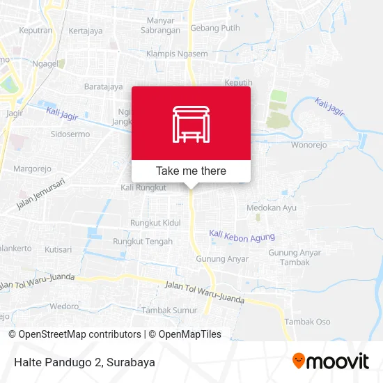 Halte Pandugo 2 map