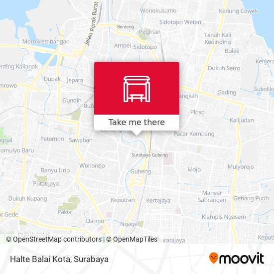 Halte Balai Kota map