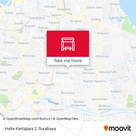 Halte Kertajaya 2 map