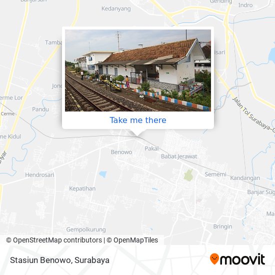 Stasiun Benowo map