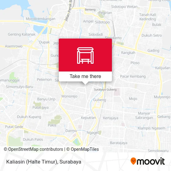 Kaliasin (Halte Timur) map