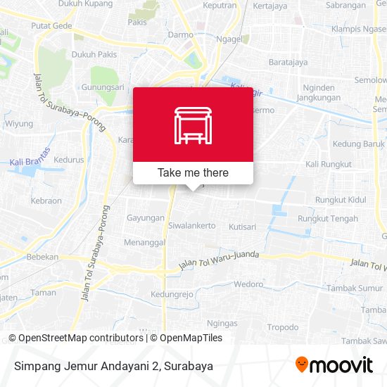 Simpang Jemur Andayani 2 map