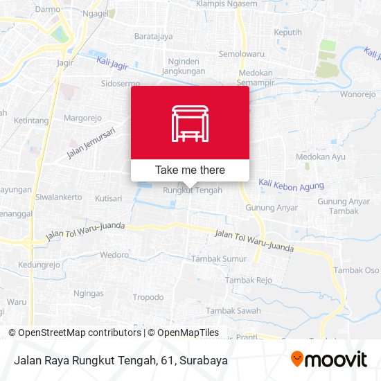 Jalan Raya Rungkut Tengah, 61 map