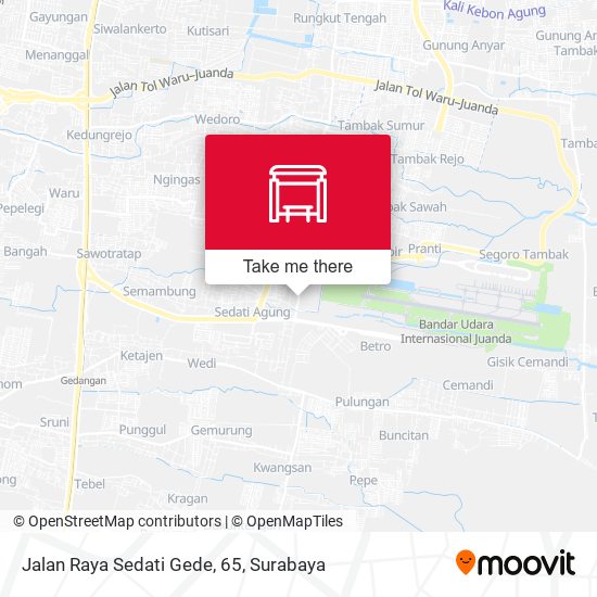 Jalan Raya Sedati Gede, 65 map