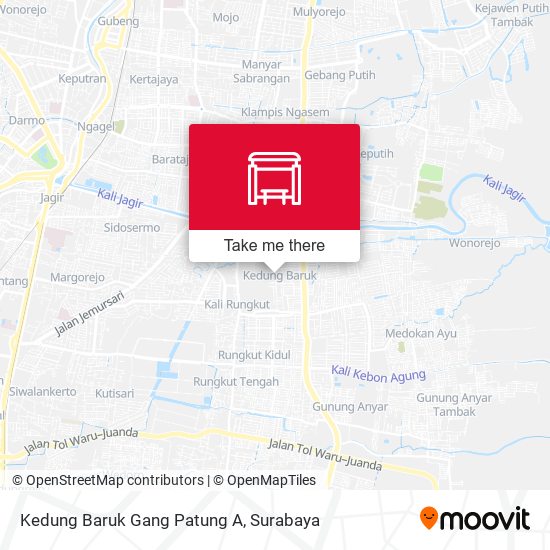 Kedung Baruk Gang Patung A map