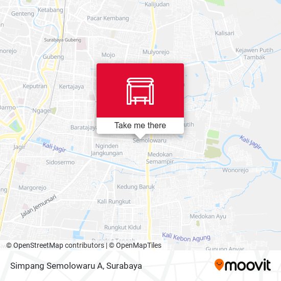 Simpang Semolowaru A map