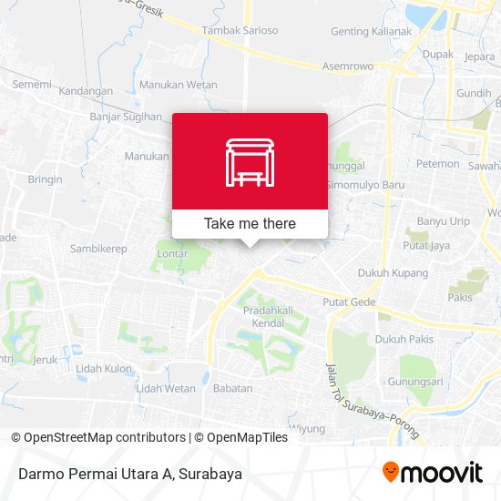 Darmo Permai Utara A map