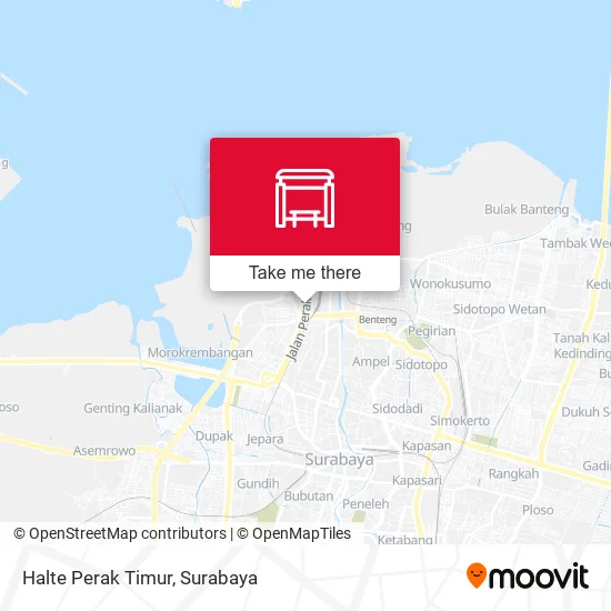 Halte Perak Timur map