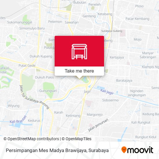 Persimpangan Mes Madya Brawijaya map