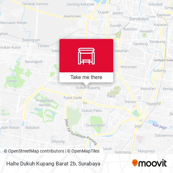 Halte Dukuh Kupang Barat 2b map