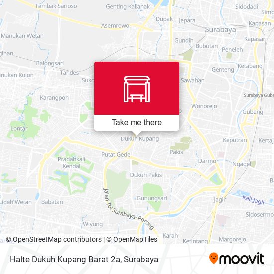 Halte  Dukuh Kupang Barat 2a map