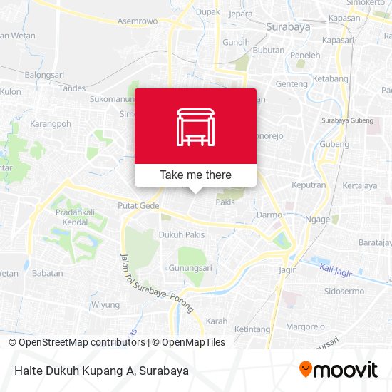 Halte Dukuh Kupang A map
