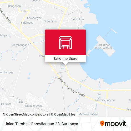 Jalan Tambak Osowilangun 28 map