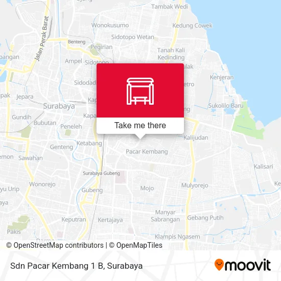 Sdn Pacar Kembang 1 B map