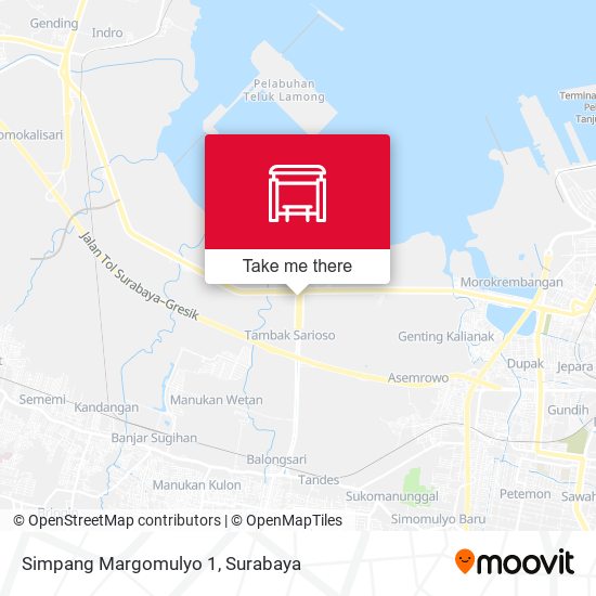 Simpang Margomulyo 1 map