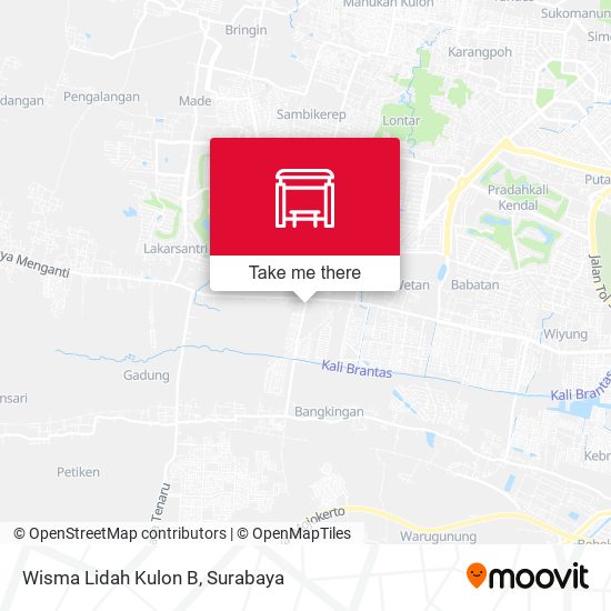 Wisma Lidah Kulon B map