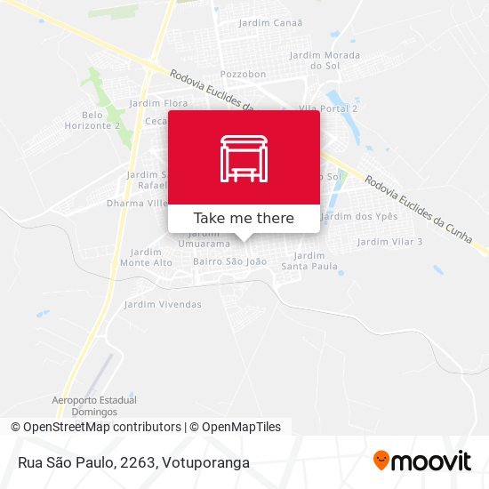 Mapa Rua São Paulo, 2263