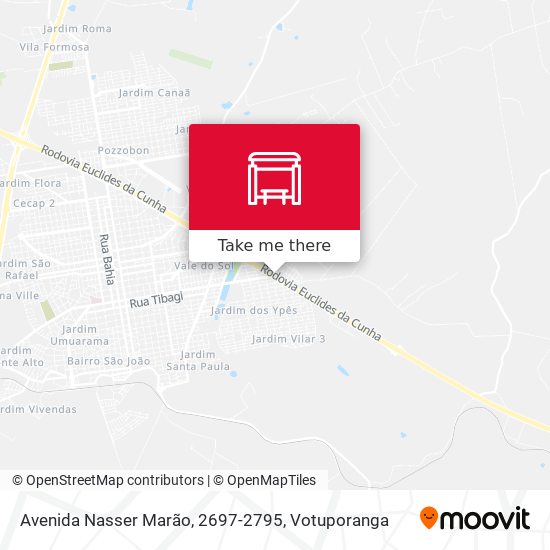 Mapa Avenida Nasser Marão, 2697-2795