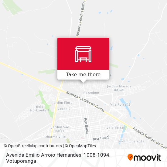 Avenida Emílio Arroio Hernandes, 1008-1094 map