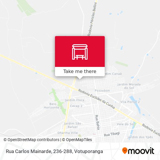 Mapa Rua Carlos Mainarde, 236-288