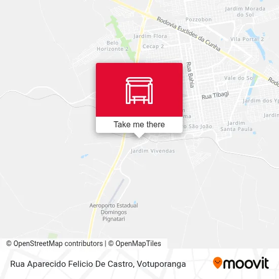 Rua Aparecido Felicio De Castro map