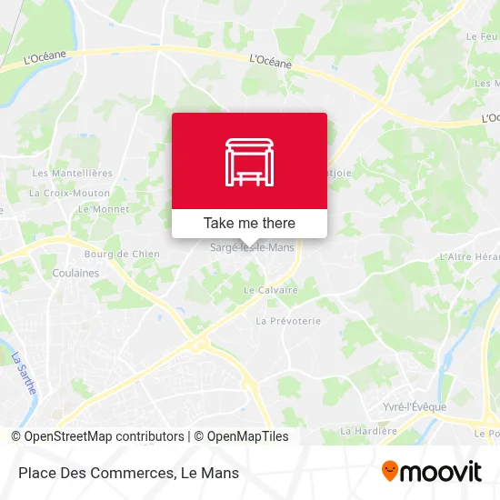 Place Des Commerces map